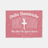 Anita Damrem Dance Studio Fleece Blanket Deken (Voorkant (Horizontaal))