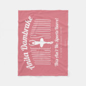 Anita Damrem Dance Studio Fleece Blanket Deken (Voorkant)