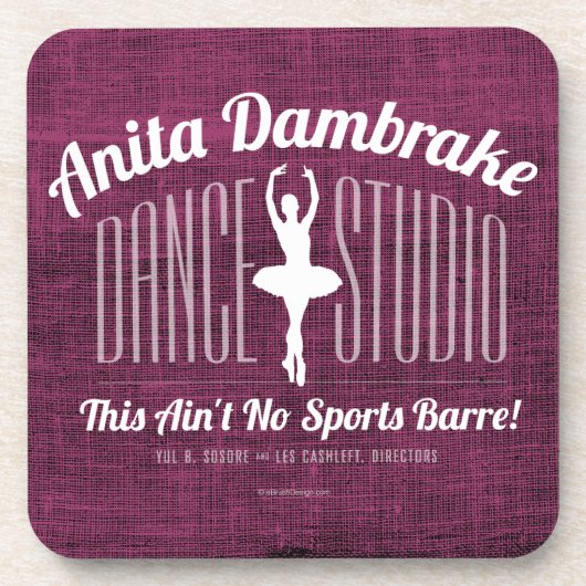 Anita Damremdance Studio Drankjes Onderzetter (Voorkant)