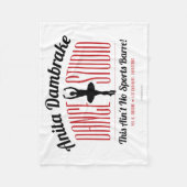 Anita Damremdance Studio Fleece Deken (Voorkant)