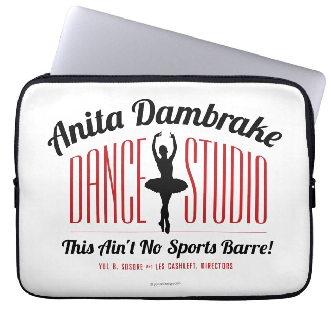 Anita Damremdance Studio Laptop Sleeve (Voorkant)