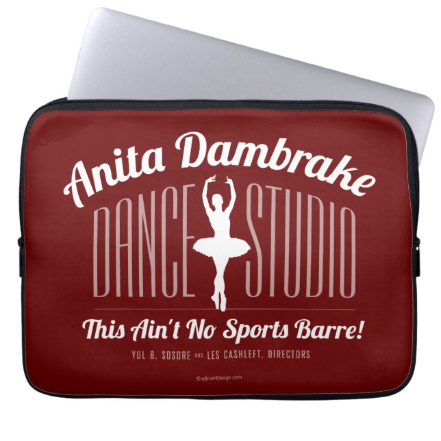 Anita Damremdance Studio Laptop Sleeve (Voorkant)