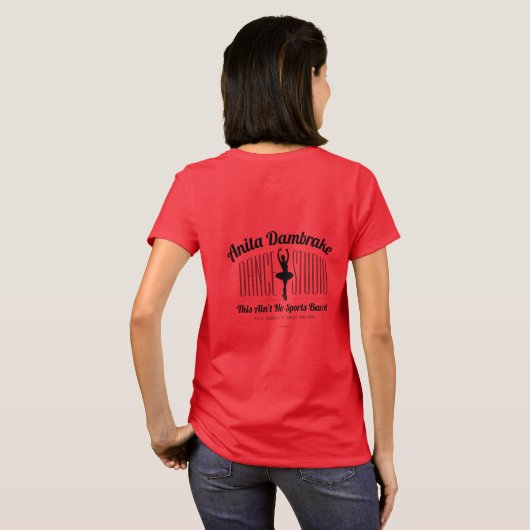 Anita Damremdance Studio-Sierkussen T-shirt (Achterkant volledig)