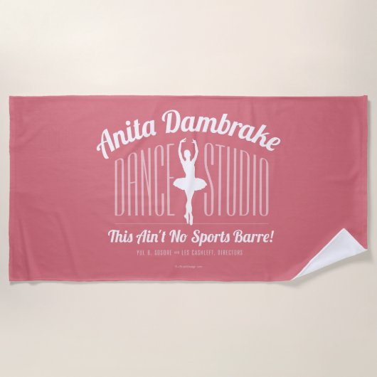 Anita Damremdance Studio Strandlaken (Voorkant)