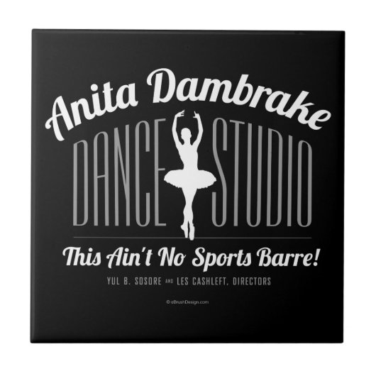 Anita Damremdance Studio Tegeltje (Voorkant)