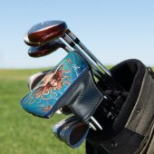 Anita, de octopuskoningin, golfheadcover (Insitu)