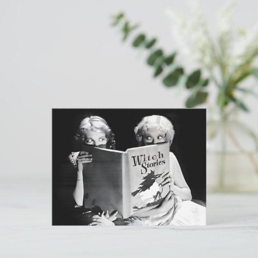 Anita Page & Gwen Lee Movie Stars, Halloween Foto Briefkaart (Staand voorkant)