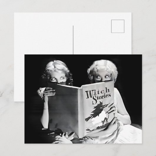 Anita Page & Gwen Lee Movie Stars, Halloween Foto Briefkaart (Voorkant / Achterkant)