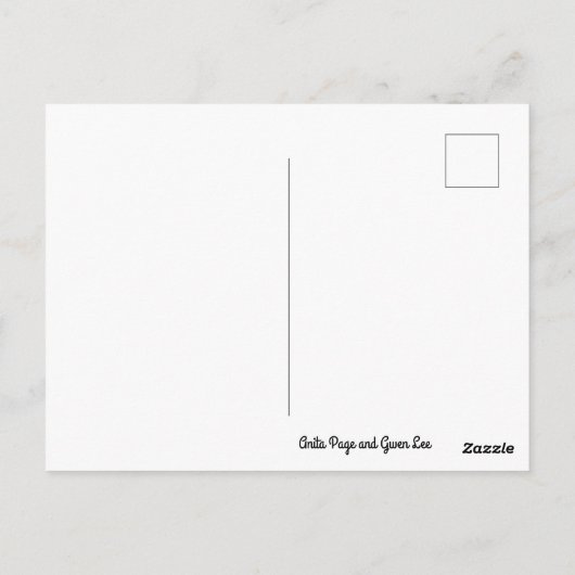 Anita Page & Gwen Lee Movie Stars, Halloween Foto Briefkaart (Achterkant)