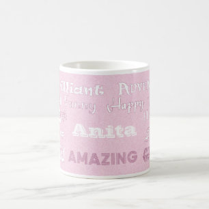 Anita Pink Best Friend Mug Koffiemok