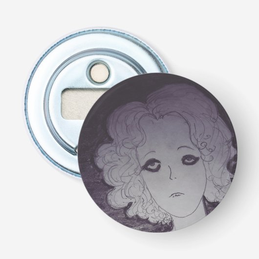 anita vernietigt mijn sekte button flesopener (Voorkant)