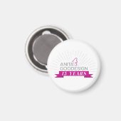 Anita's 15e Jubileum magneet (Voorkant / Achterkant)