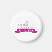 Anita's 15e Jubileum magneet (Voorkant)