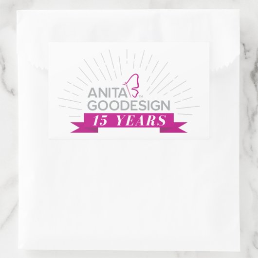 Anita's 15e Jubileum Sticker (Tas)
