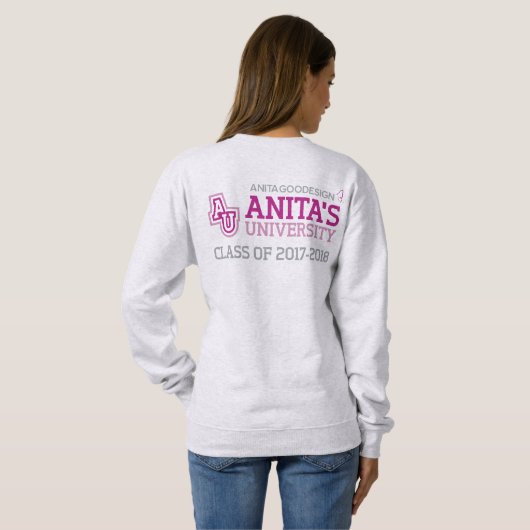 Anita's University Logo Sweatshirt (Achterkant volledig)