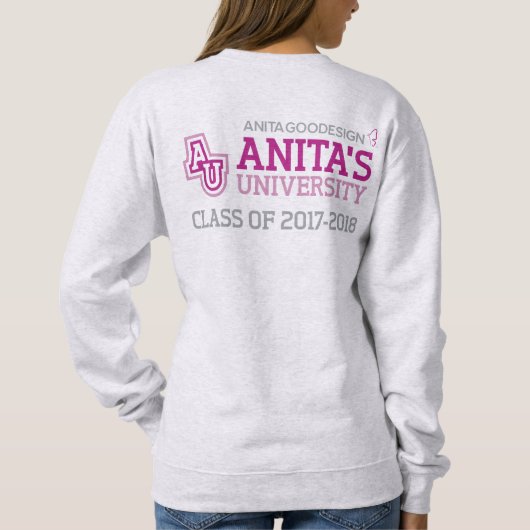 Anita's University Logo Sweatshirt (Achterkant)