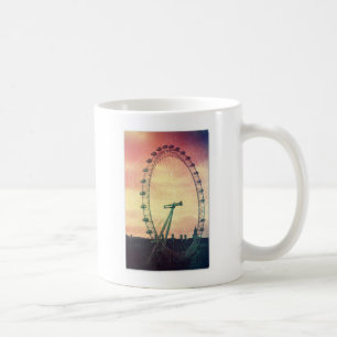 Anitiqued London Eye op Sunrise Koffiemok