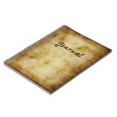 Anitque Parchment Journal-notebook Notitieboek (Linkerzijde)