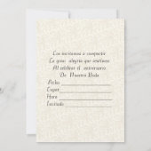 Aniversario de Boda General Kaart (Achterkant)