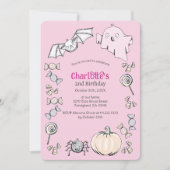 Aniversario de los niños de Halloween de dulce dul Kaart (Voorkant)