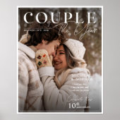 Aniversary Magazine Foto Hoesje Personaliseren Pos Poster (Voorkant)