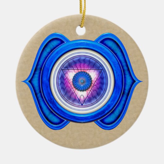 Anja of Third Eye the 6th Chakra Keramisch Ornament (Voorkant)