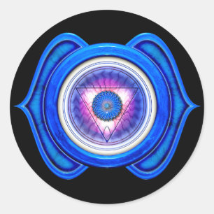 Anja of Third Eye the 6th Chakra Ronde Sticker