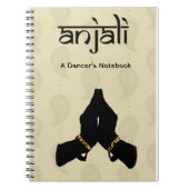 Anjali: Een danseres notitieboek (Voorkant)