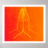 Anjali/Namaskara MudraPoster Poster (Voorkant)