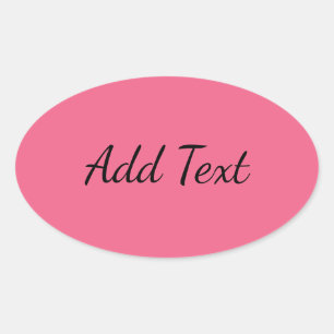 Anjeliersroze ovale sticker