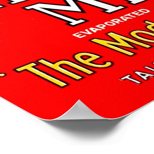  anjemelkretro poster (Hoek)