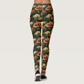 Anjer Bloem Actieve Kleding Anjer Bloemige Moeders Leggings (Achterkant)