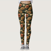 Anjer Bloem Actieve Kleding Anjer Bloemige Moeders Leggings (Voorkant)