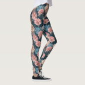 Anjer Bloem Cardio Anjer Bloemen Moederdag Leggings (Rechts)