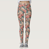 Anjer Bloem Fitness Mode Anjer Bloem Leggings (Voorkant)