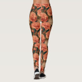 Anjer Bloem Gym Kleding Anjer Bloem Cadeaus Leggings (Achterkant)