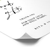 Anjer Bloem Kaarten en Geschenken Trouwteken Poster (Hoek)