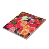 Anjer Bloem Mix Tegel Tegeltje (Zijkant)