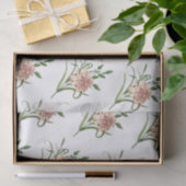 Anjer bloem patroon tissuepapier (Geschenk)