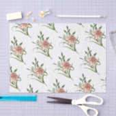 Anjer bloem patroon tissuepapier (Craft)