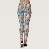Anjer Bloem Sportkleding Anjer Bloemblad Leggings (Achterkant)