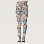 Anjer Bloem Sportkleding Anjer Bloemblad Leggings (Voorkant)