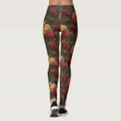 Anjer Bloem Sportkleding Anjer Thema Leggings (Achterkant)