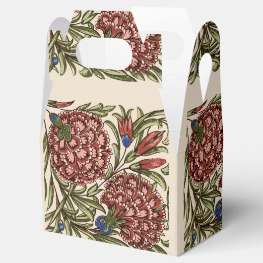 Anjer Bloem Tegel Antiek Rustieke Kunst Bedankdoosjes (Geopend)