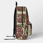 Anjer Bloem Tegel Antiek Rustieke Kunst Bedrukte Rugzak (Links)