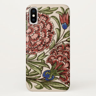 Anjer Bloem Tegel Antiek Rustieke Kunst Case-Mate iPhone Case