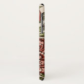 Anjer Bloem Tegel Antiek Rustieke Kunst Case-Mate iPhone Case (Achterkant/links)