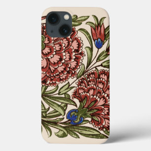 Anjer Bloem Tegel Antiek Rustieke Kunst Case-Mate iPhone Case