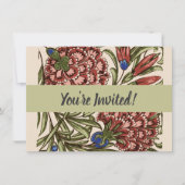 Anjer Bloem Tegel Antiek Rustieke Kunst Kaart (Voorkant)