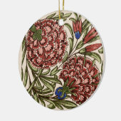 Anjer Bloem Tegel Antiek Rustieke Kunst Keramisch Ornament (Links)